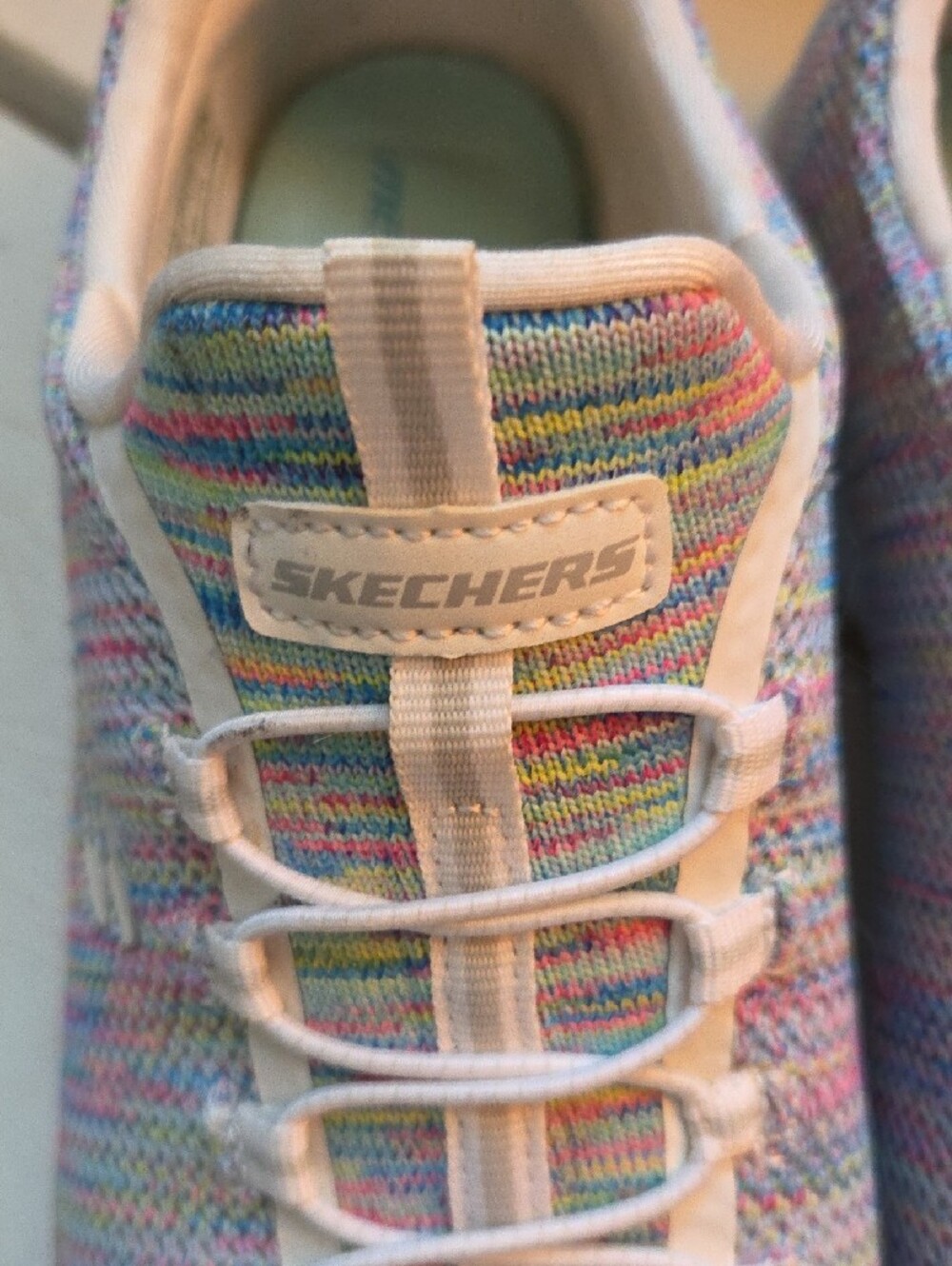 NWOB-Skechers Memory Foam Multicolor Slip-On Sneakers - Picture 2 of 8